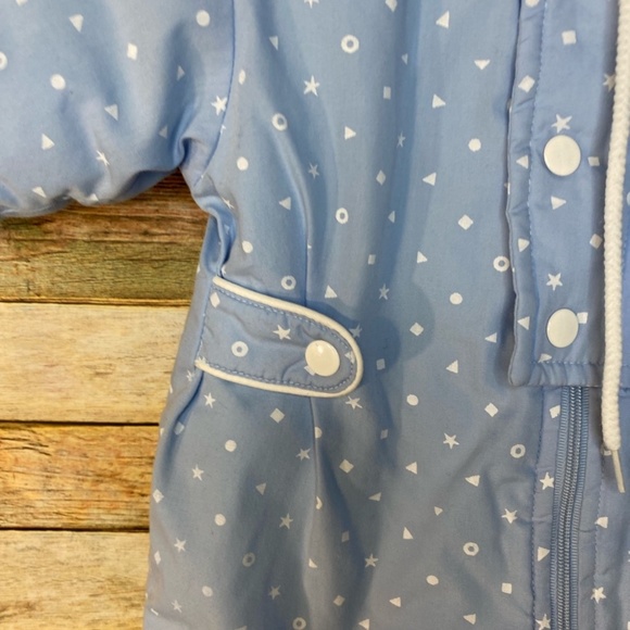 Infant Boy Snowsuit Vintage Windy Trails Baby Pram - Picture 7 of 7